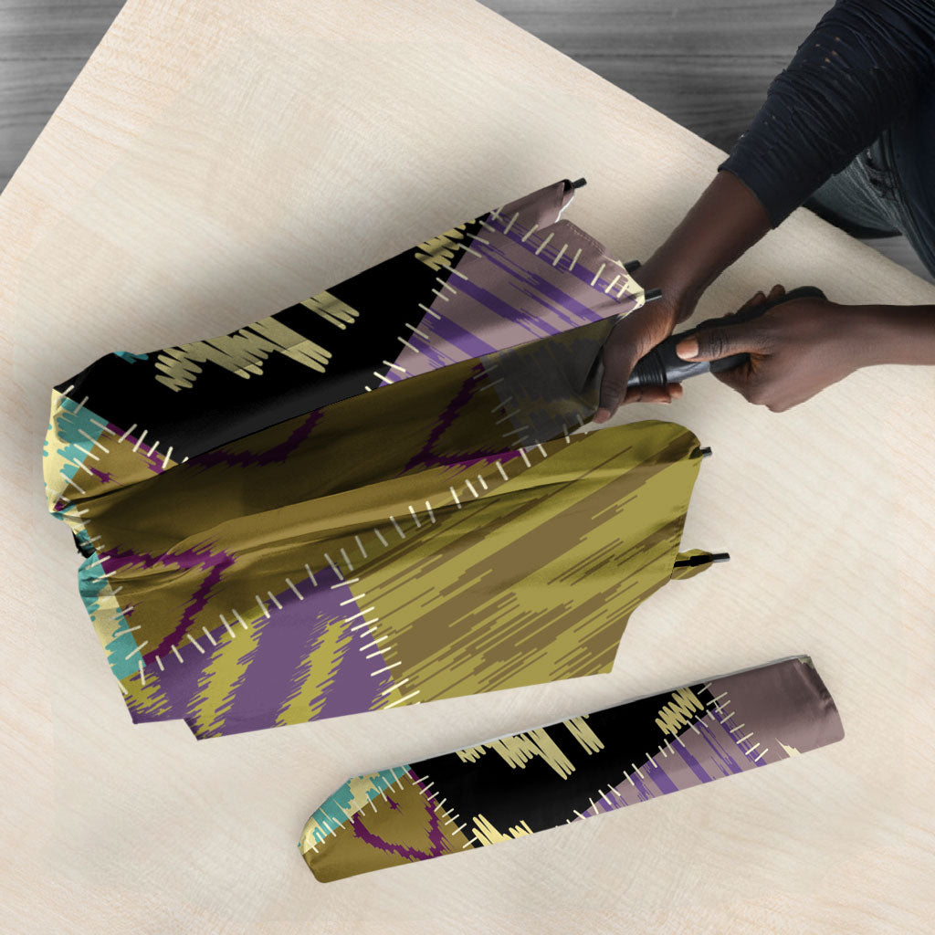 African American Quilt Inspired Umbrella Cultural Heritage Ethnic Quilt Pattern