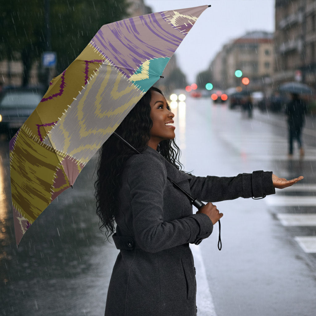 African American Quilt Inspired Umbrella Cultural Heritage Ethnic Quilt Pattern