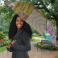African American Quilt Inspired Umbrella Cultural Heritage Ethnic Quilt Pattern