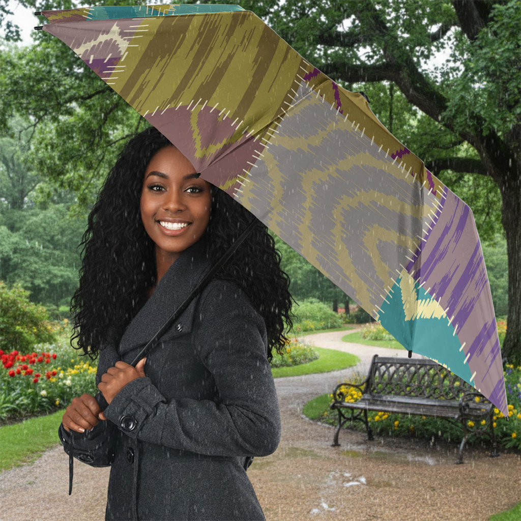 African American Quilt Inspired Umbrella Cultural Heritage Ethnic Quilt Pattern