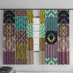 African American Quilt Inspired Window Curtain Cultural Heritage Ethnic Quilt Pattern