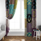 African American Quilt Inspired Window Curtain Cultural Heritage Ethnic Quilt Pattern