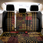 African American Quilt Inspired Back Car Seat Cover Earth Tone African Patchwork Motif