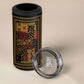 African American Quilt Inspired 4 in 1 Can Cooler Tumbler Earth Tone African Patchwork Motif