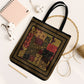 African American Quilt Inspired Tote Bag Earth Tone African Patchwork Motif