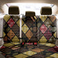 African American Quilt Inspired Back Car Seat Cover Ethnic Bohemian Rhombus Patchwork
