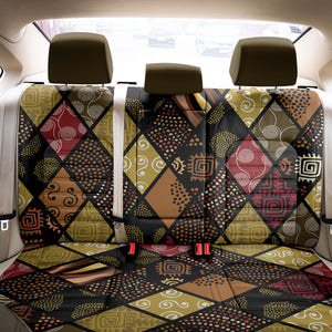 African American Quilt Inspired Back Car Seat Cover Ethnic Bohemian Rhombus Patchwork