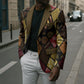 African American Quilt Inspired Blazer Ethnic Bohemian Rhombus Patchwork