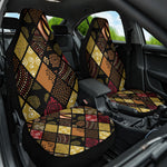 African American Quilt Inspired Car Seat Cover Ethnic Bohemian Rhombus Patchwork