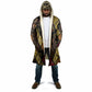 African American Quilt Inspired Cloak Ethnic Bohemian Rhombus Patchwork