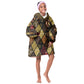 African American Quilt Inspired Kid Wearable Blanket Hoodie Ethnic Bohemian Rhombus Patchwork