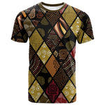 African American Quilt Inspired T shirt Ethnic Bohemian Rhombus Patchwork