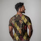 African American Quilt Inspired T shirt Ethnic Bohemian Rhombus Patchwork
