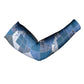 African American Quilt Inspired Arm Sleeves Wild Animal Skin African Blue Tribal Elements