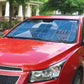 African American Quilt Inspired Auto Sun Shade Wild Animal Skin African Blue Tribal Elements
