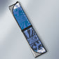 African American Quilt Inspired Auto Sun Shade Wild Animal Skin African Blue Tribal Elements