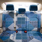 African American Quilt Inspired Back Car Seat Cover Wild Animal Skin African Blue Tribal Elements