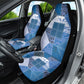 African American Quilt Inspired Car Seat Cover Wild Animal Skin African Blue Tribal Elements