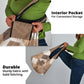 African American Quilt Inspired Grocery Bag Wild Animal Skin African Beige Tribal Elements