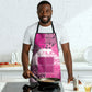 African American Quilt Inspired Apron Wild Animal Skin African Pink Tribal Elements