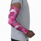 African American Quilt Inspired Arm Sleeves Wild Animal Skin African Pink Tribal Elements