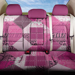 African American Quilt Inspired Back Car Seat Cover Wild Animal Skin African Pink Tribal Elements