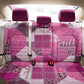 African American Quilt Inspired Back Car Seat Cover Wild Animal Skin African Pink Tribal Elements