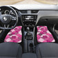 African American Quilt Inspired Car Mats Wild Animal Skin African Pink Tribal Elements