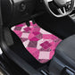 African American Quilt Inspired Car Mats Wild Animal Skin African Pink Tribal Elements