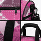 African American Quilt Inspired Duffle Bag Wild Animal Skin African Pink Tribal Elements