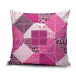 African American Quilt Inspired Pillow Cover Wild Animal Skin African Pink Tribal Elements