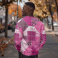 African American Quilt Inspired Sweatshirt Wild Animal Skin African Pink Tribal Elements