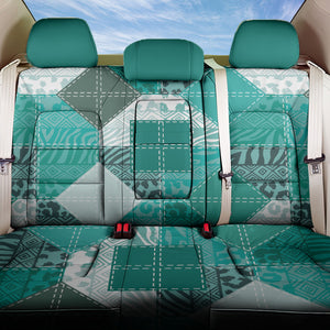 African American Quilt Inspired Back Car Seat Cover Wild Animal Skin African Turquoise Tribal Elements