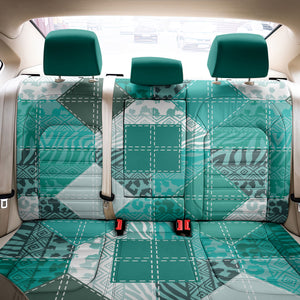 African American Quilt Inspired Back Car Seat Cover Wild Animal Skin African Turquoise Tribal Elements