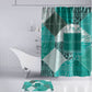 African American Quilt Inspired Bathroom Set Wild Animal Skin African Turquoise Tribal Elements