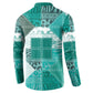 African American Quilt Inspired Button Sweatshirt Wild Animal Skin African Turquoise Tribal Elements
