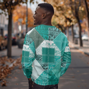 African American Quilt Inspired Sweatshirt Wild Animal Skin African Turquoise Tribal Elements