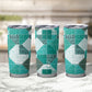 African American Quilt Inspired Tumbler Cup Wild Animal Skin African Turquoise Tribal Elements