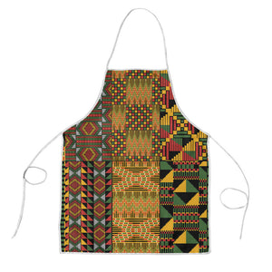 African American Quilt Kente Fusion Apron Version 1