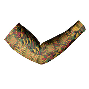 African American Quilt Kente Fusion Arm Sleeves Version 1