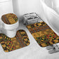 African American Quilt Kente Fusion Bathroom Set Version 1