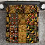 African American Quilt Kente Fusion Bedding Set Version 1