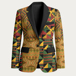 African American Quilt Kente Fusion Blazer Version 1