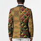 African American Quilt Kente Fusion Blazer Version 1