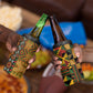 African American Quilt Kente Fusion 4 in 1 Can Cooler Tumbler Version 1
