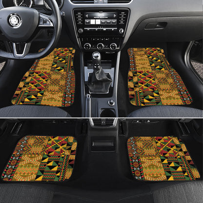 African American Quilt Kente Fusion Car Mats Version 1