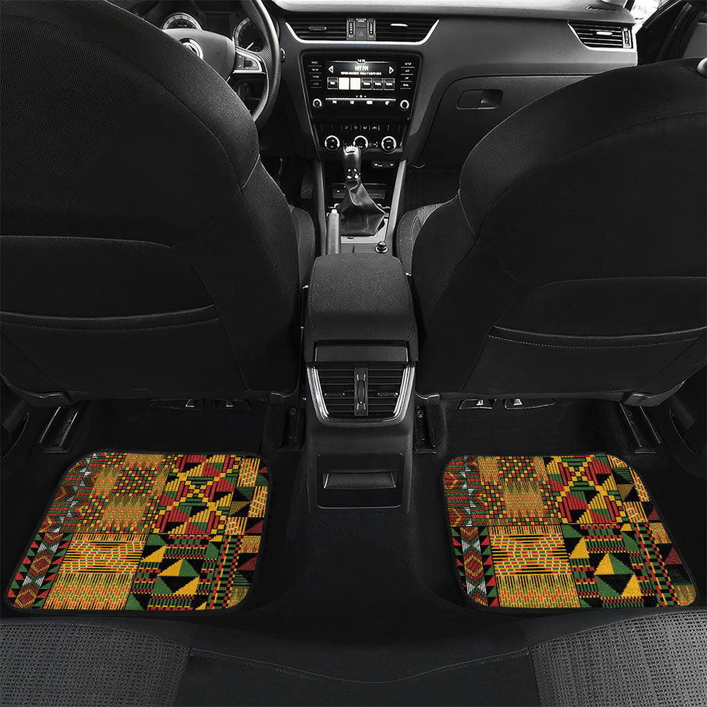African American Quilt Kente Fusion Car Mats Version 1
