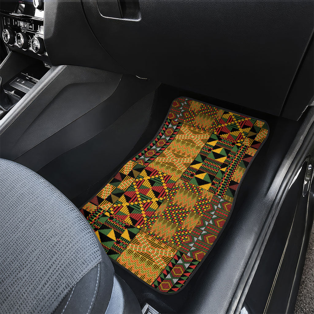 African American Quilt Kente Fusion Car Mats Version 1