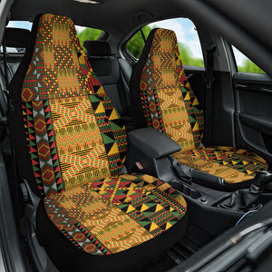 African American Quilt Kente Fusion Car Seat Cover Version 1