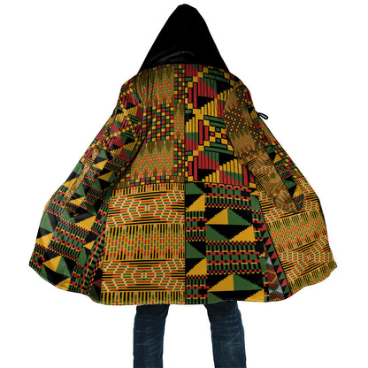 African American Quilt Kente Fusion Cloak Version 1
